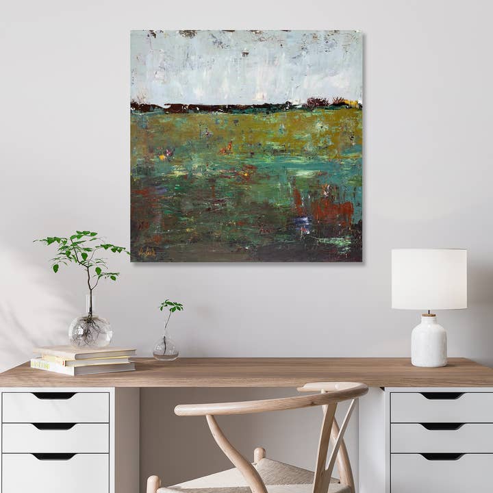 Étang aux lys pour la vente par John Beard Fine Art