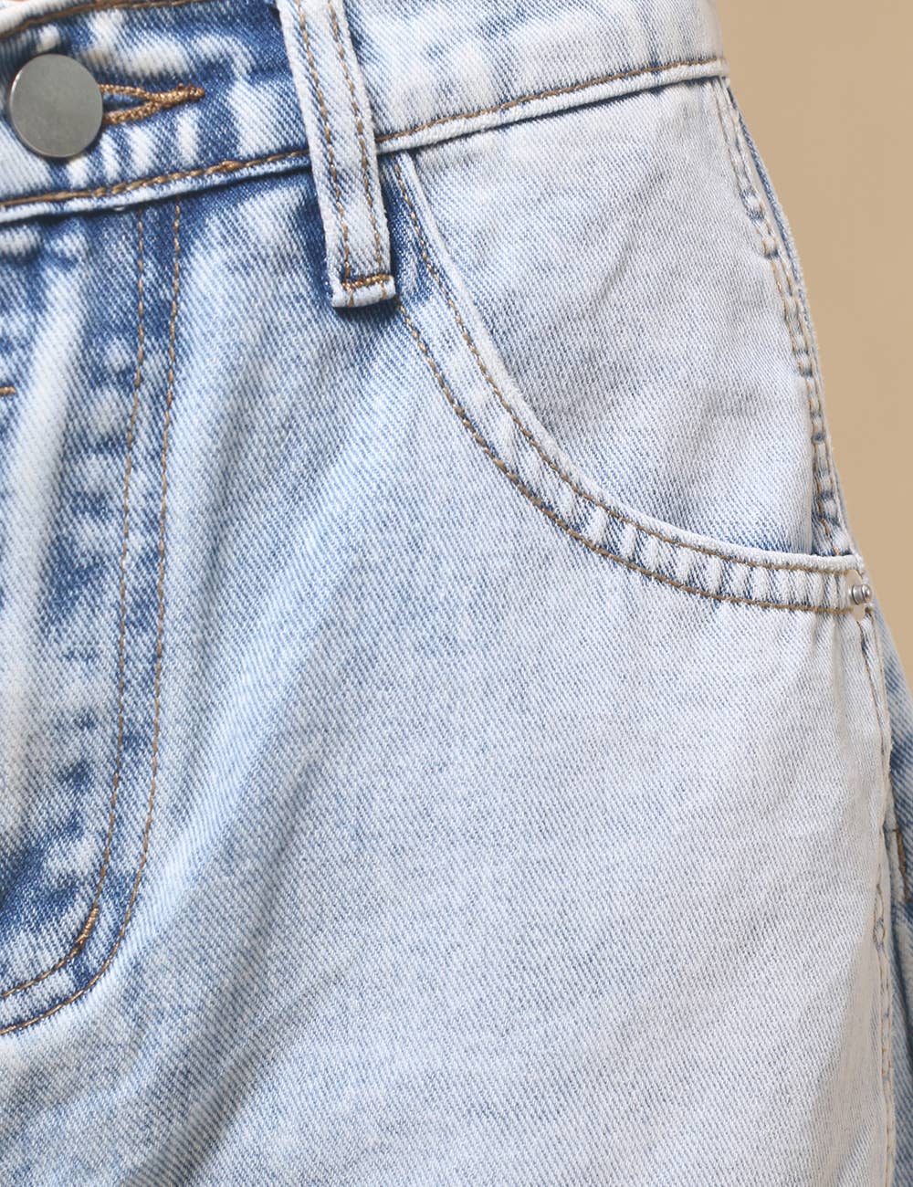 Sweetkama – Engroshandel Jeans - Dame – Damejeans med høj talje og vide ben i tøndeform, Barrel Denim SKP52220