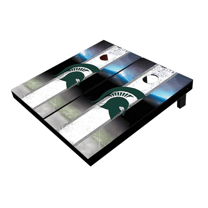 Ensemble de Cornhole Tout Temps des Spartans de l'État du Michigan pour la vente par Skip's Garage