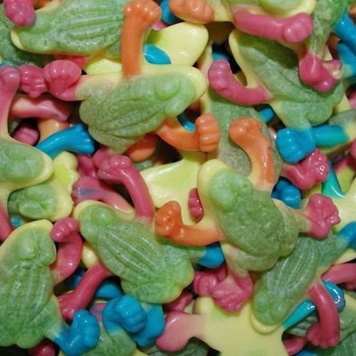 Vidal Gummi Tropical Frogs Bulk Bag 2.2lb - 1ct for wholesale by I Got Your Candy