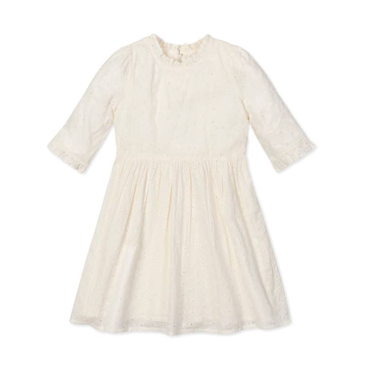 Organic Tiered Eyelet Dress for wholesale by Hope and Henry