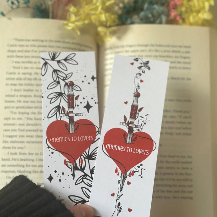The Enemies To Lovers Bookmarks for wholesale by Books and Beyond