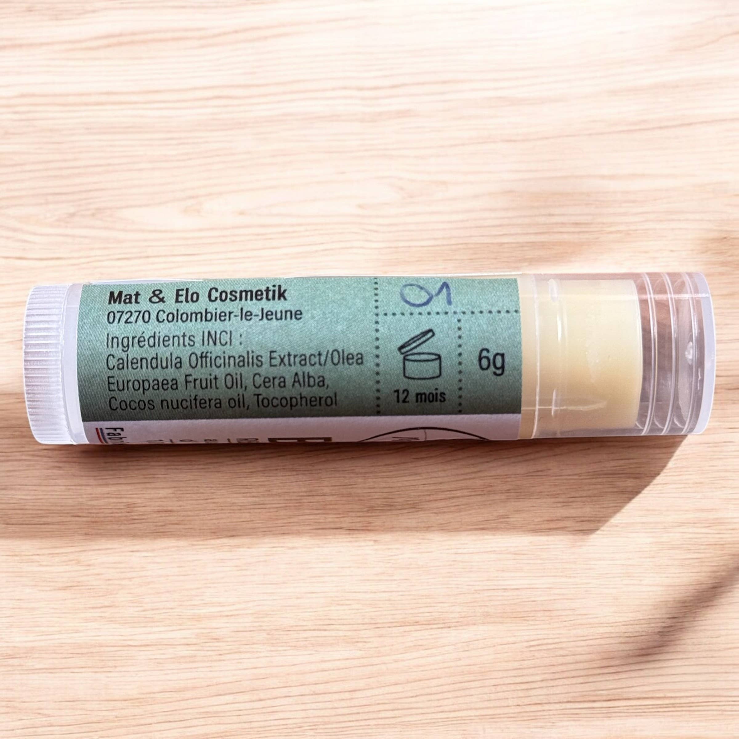 Mat & elo - Wholesale Lip Balm - ARDECHE CALENDULA REPAIRING LIP BALM - 6g2