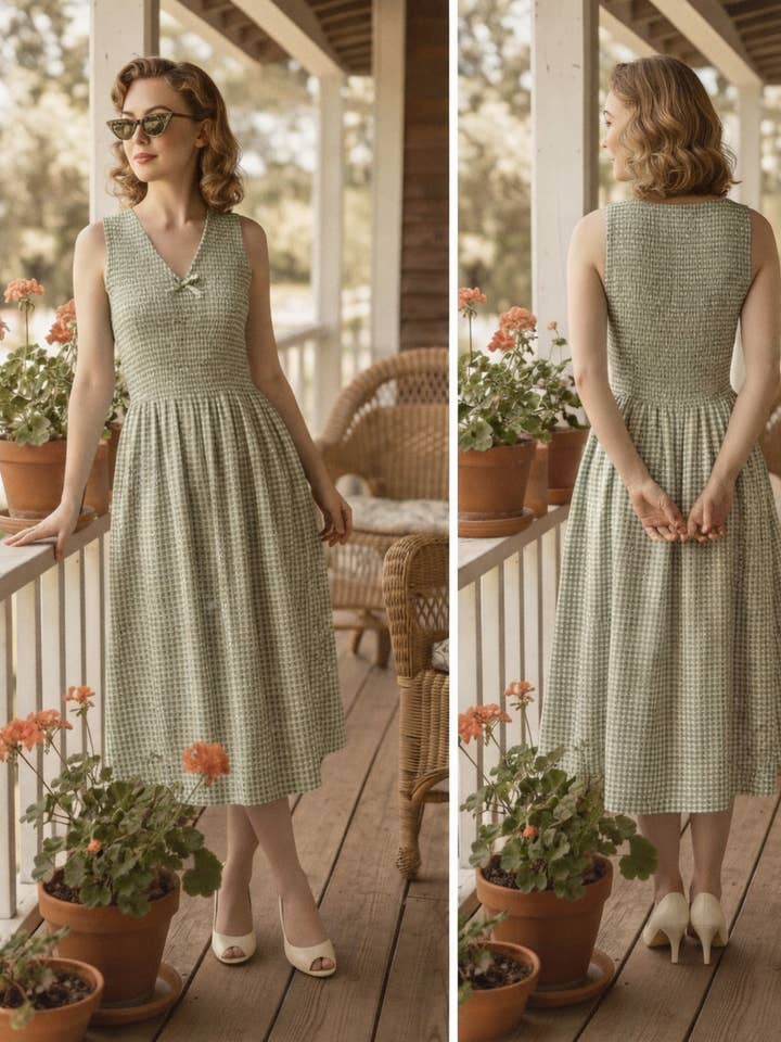 Anja Cotton Cambric Midi Dress for wholesale by Timeless London