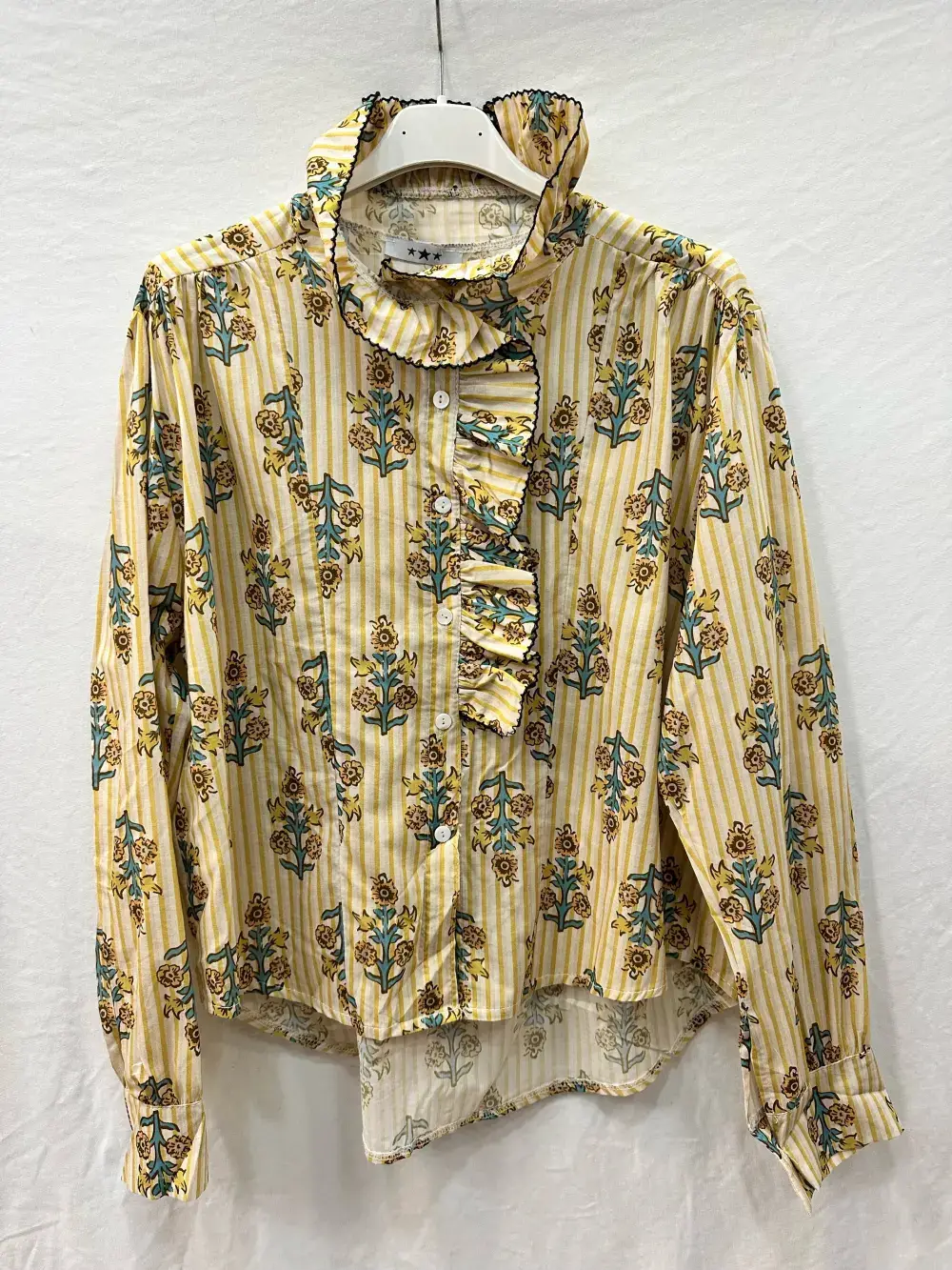 Mimi & Gogo - Vente Chemise à col boutonné – femme - Chemise imprimée à Bohême @7038_ChImpABoheme2