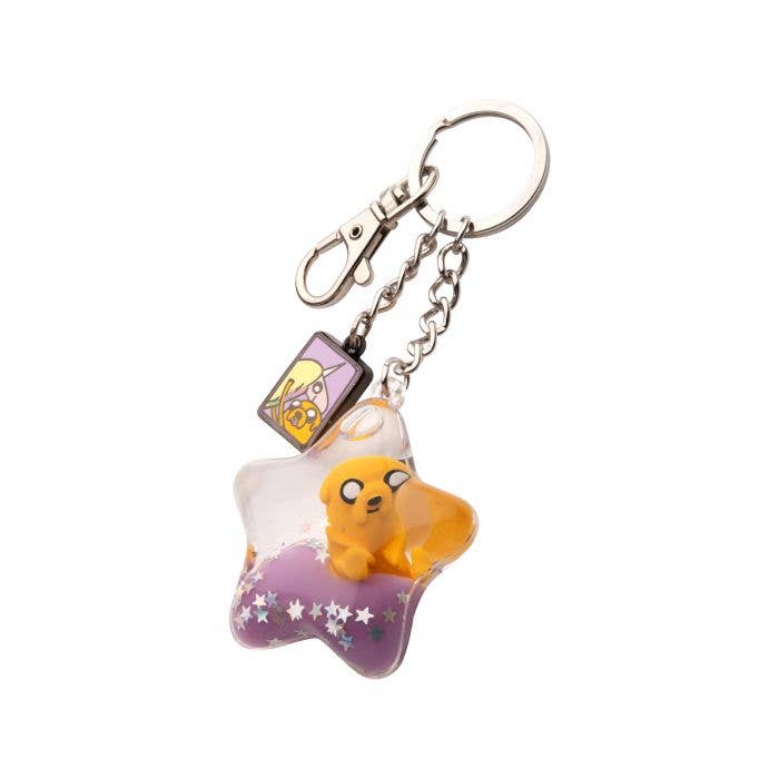Collector's Outpost - Wholesale Keychain - Unisex - Adventure Time Floating Jake Multi-Charm Keychain1