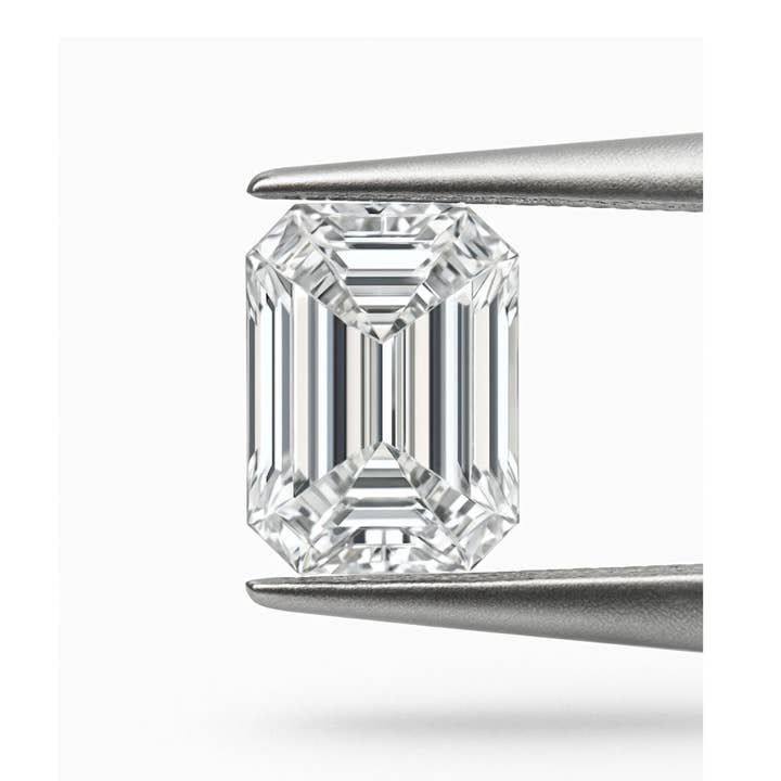 Fine Diamond - Wholesale Single Stone/Solitaire Ring - Emerald Cut Loose Lab Grown Diamond Stone VS2 IGI Certified3