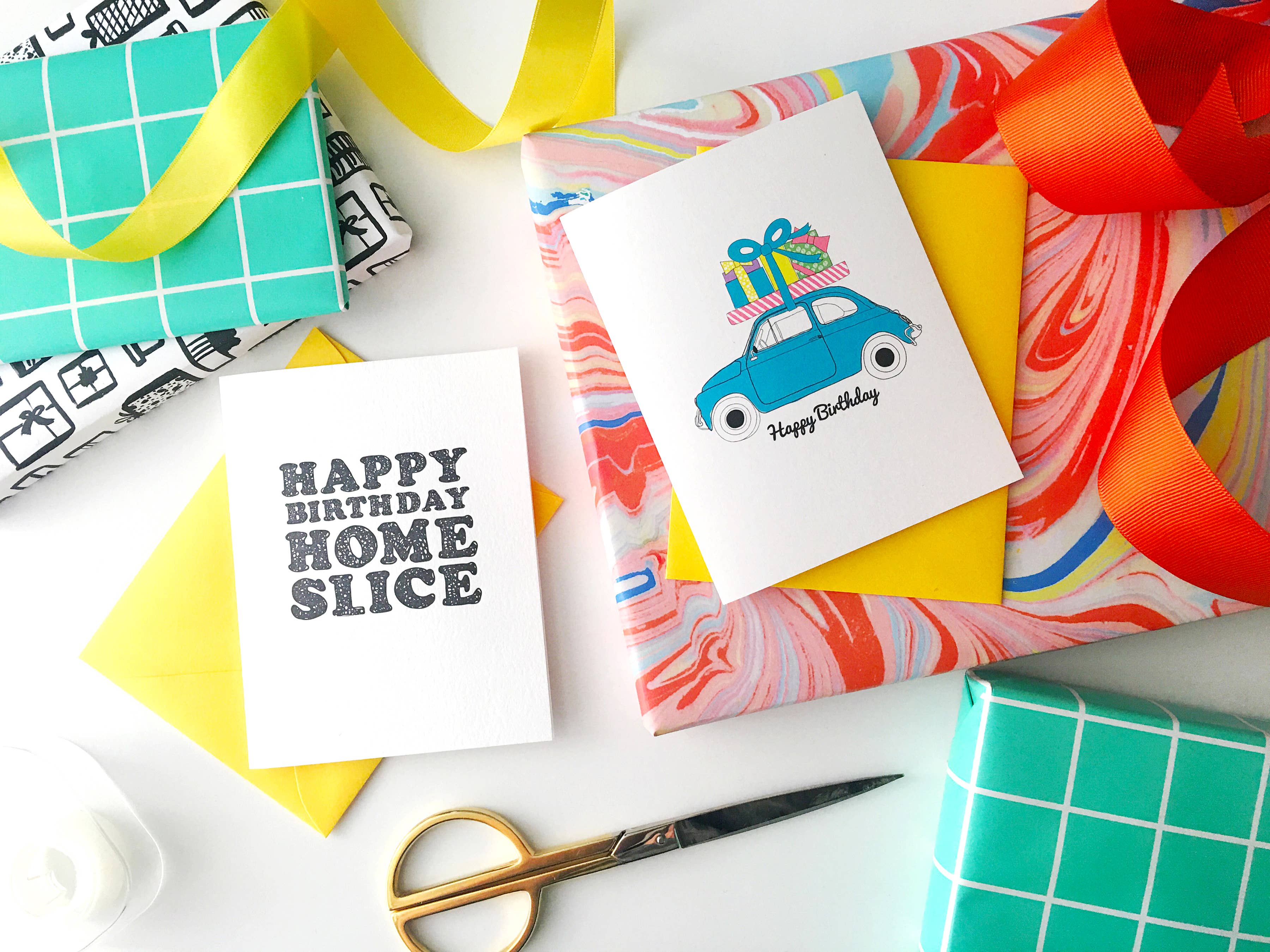 Richie Designs - Wholesale Birthday Card - Home Slice Birthday Card - Funny Birthday Card - Funny Bday1