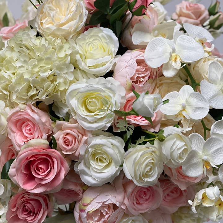 IVY CRUZ - Wholesale Artificial Flowers - Blush Large Artificial Flowers Table Centrepiece