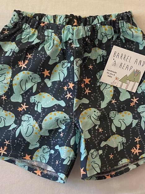 Walrus bermuda voor kinderen voor wholesale door Barrel and a Heap