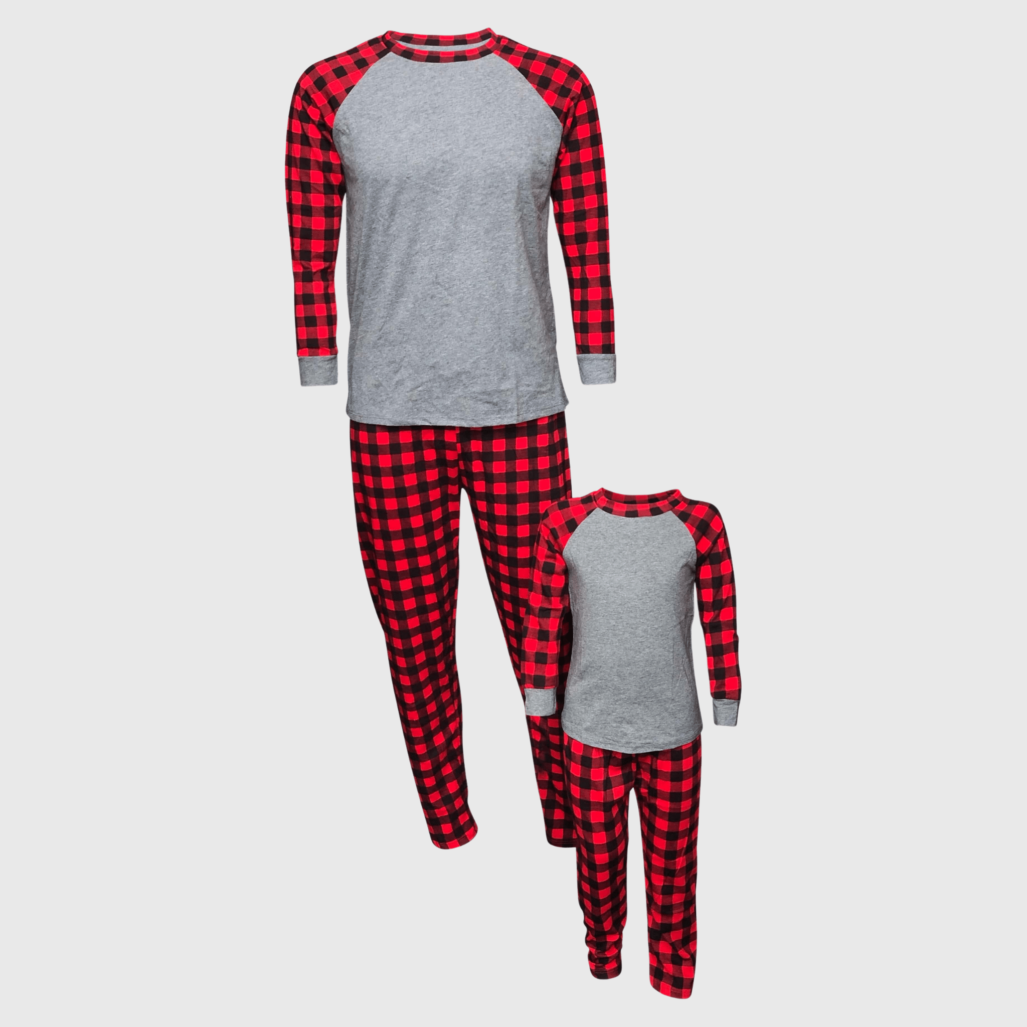 ILTEX Apparel - Vente Ensemble haut et pantalon (PAS d'intérieur) - Femme - Ensemble de pyjama familial à carreaux Buffalo de Noël6