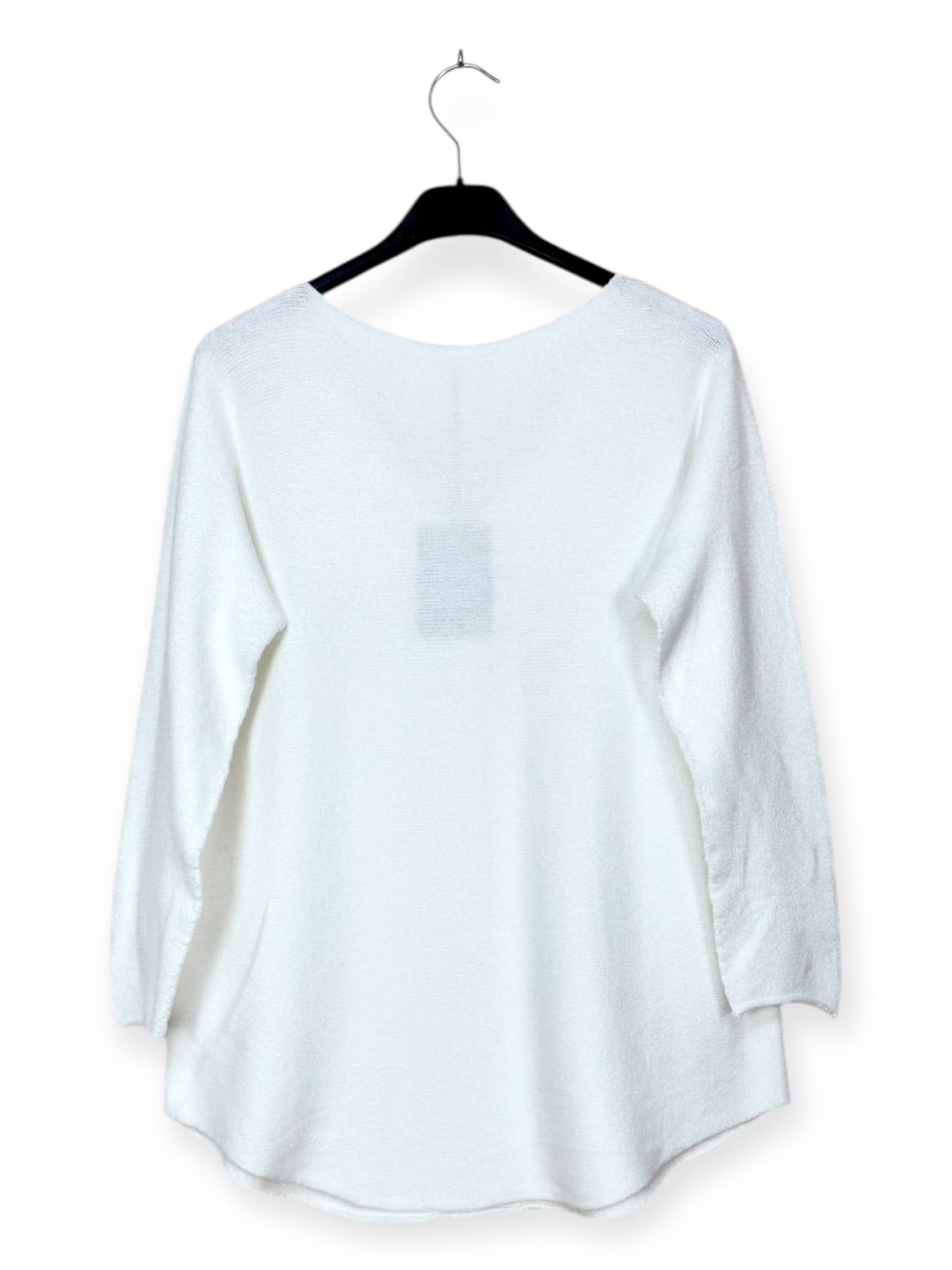 Lucky Nana - Wholesale Knit Sweater - Women's - AH 3167 - V-Neck Sweater with Bichette Flocking19