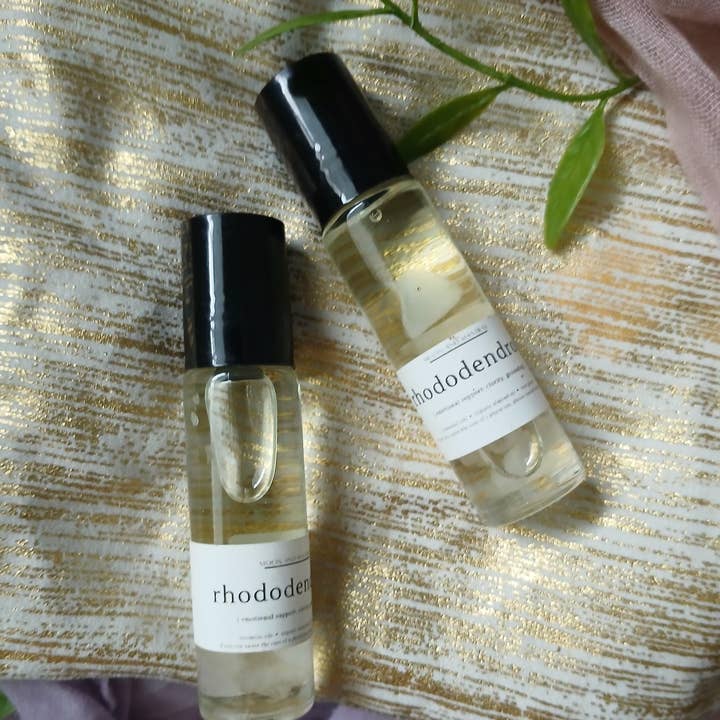Rhododendron Essential Oil Roller with Aromatherapy Crystals and other Purchase Wholesale rhododendron. Free Returns & Net 60 Terms on Faire trending on Faire.