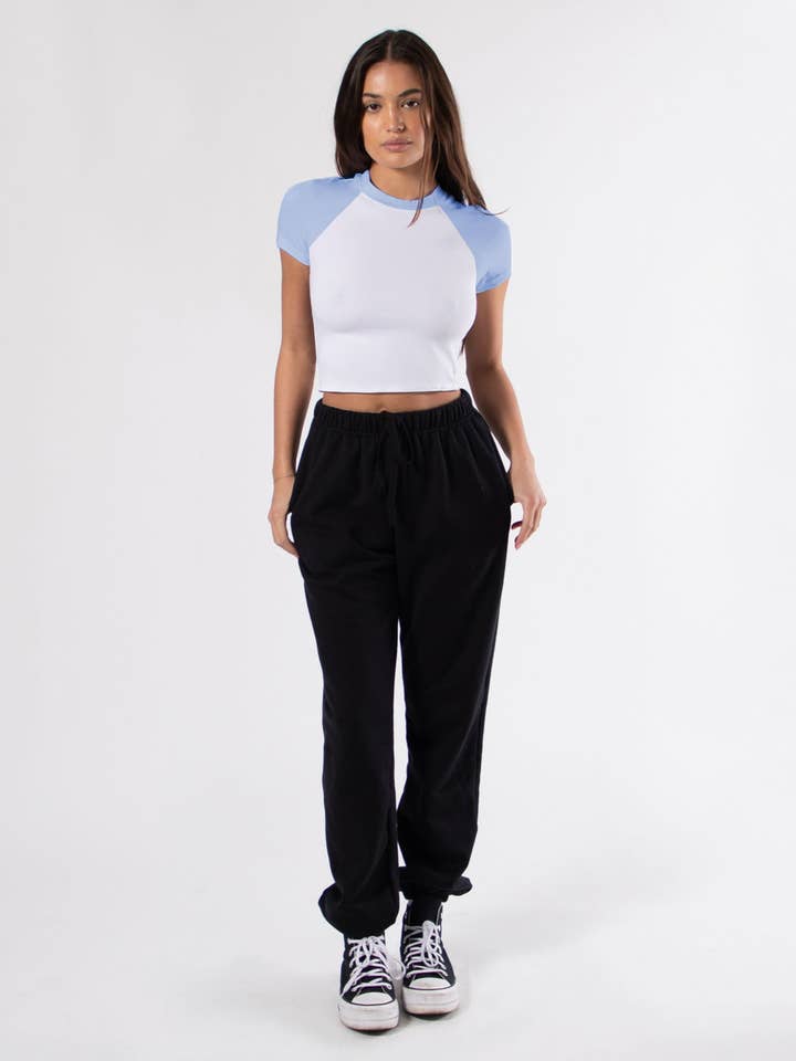 4001R - Women's Raglan Baby Tee and other Purchase Wholesale tshirt romper. Free Returns & Net 60 Terms on Faire trending on Faire.