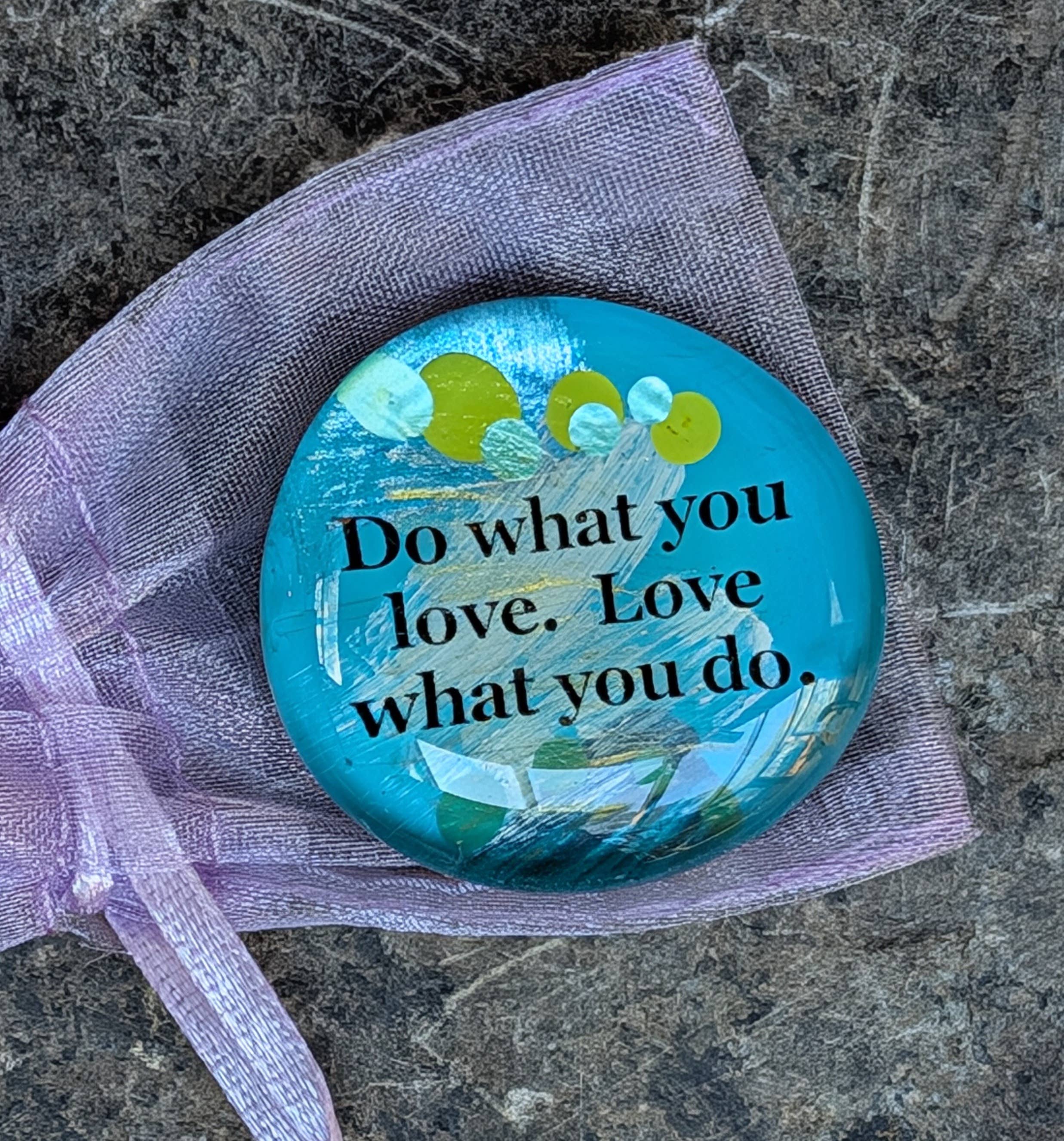 Gather Studios - Wholesale Spiritual Stone/Crystal - Gather Stone - Quotes - Do what you love (Copy)