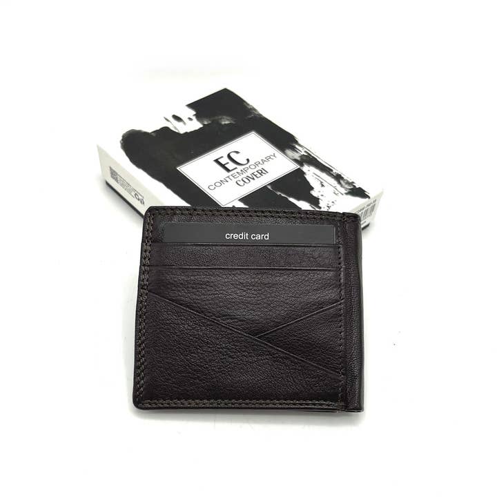 Suie Valentini srl - Wholesale Card Holder - Men's - Genuine leather card holder, EC COVERI, for men, art. EC24760-581