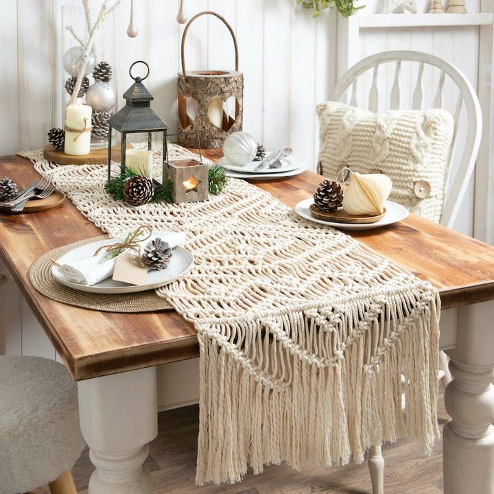 Wool Couture Company – wholesale DIY craft kit – Table Runner Macrame Kit