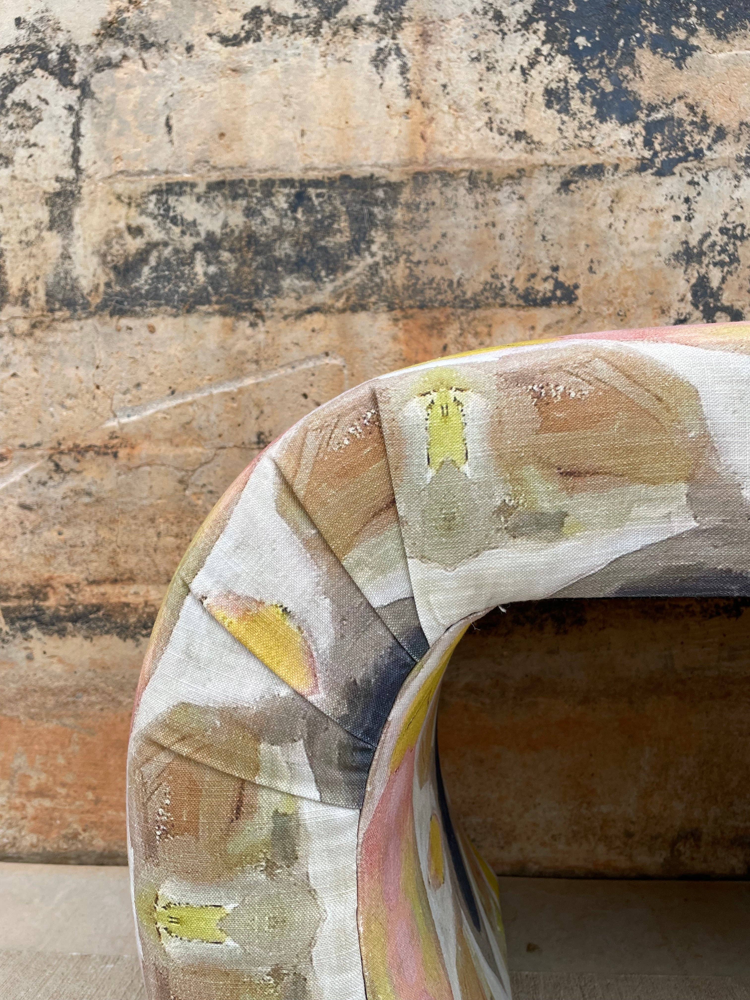 Windy O'Connor Art & Home - Wholesale Ottoman - Blush Topaz Ottoman4