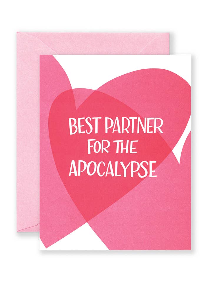 Melhor cartão de felicitações de amor de quarentena de parceiro do Apo por atacado de Lionheart Prints