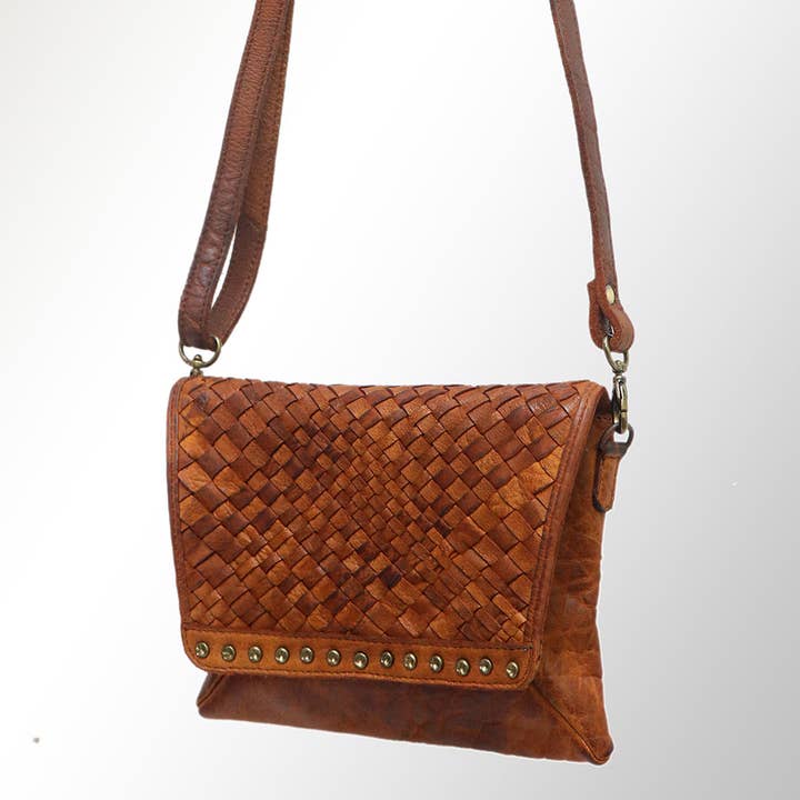 LC-NMBGM123 Crossbody-Tasche aus Echtleder für Damen im Western‑Stil für den Großhandel von LS Western