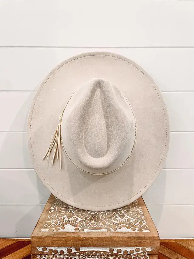 Willie & Dolly Designs - Wholesale Fedora - Women's - Blank Vegan Suede Hat8