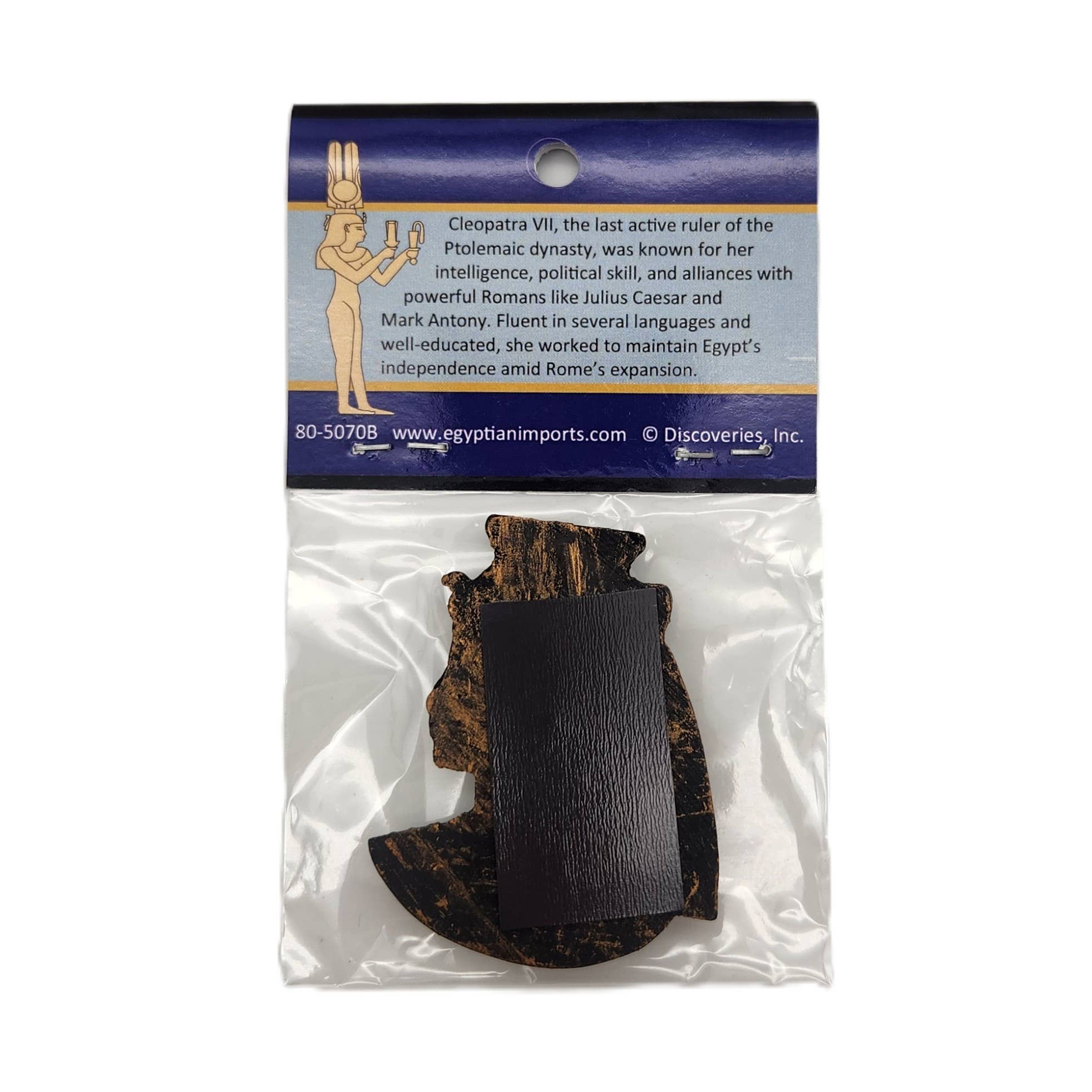 Discoveries, Inc. - Wholesale Magnet - Cleopatra Magnet Bronze- 2.25"5