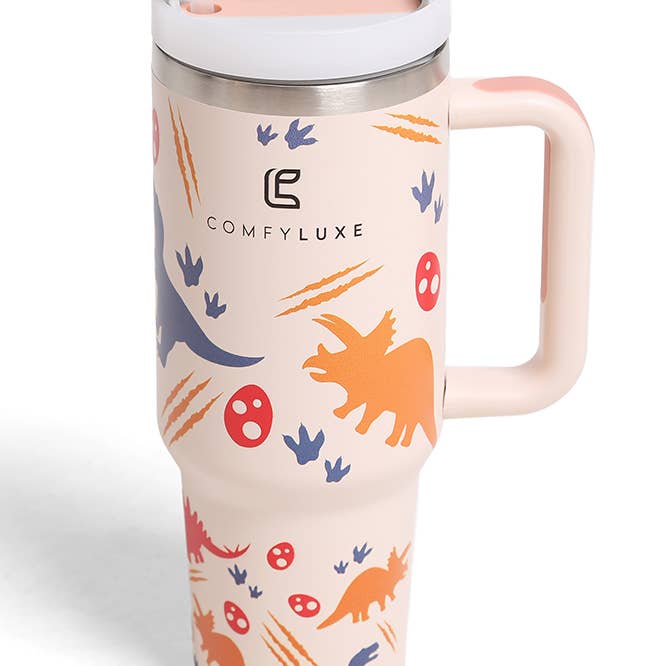 Hana - Wholesale Insulated Mug/Tumbler - Dinosaurs 40oz Handle Tumbler0
