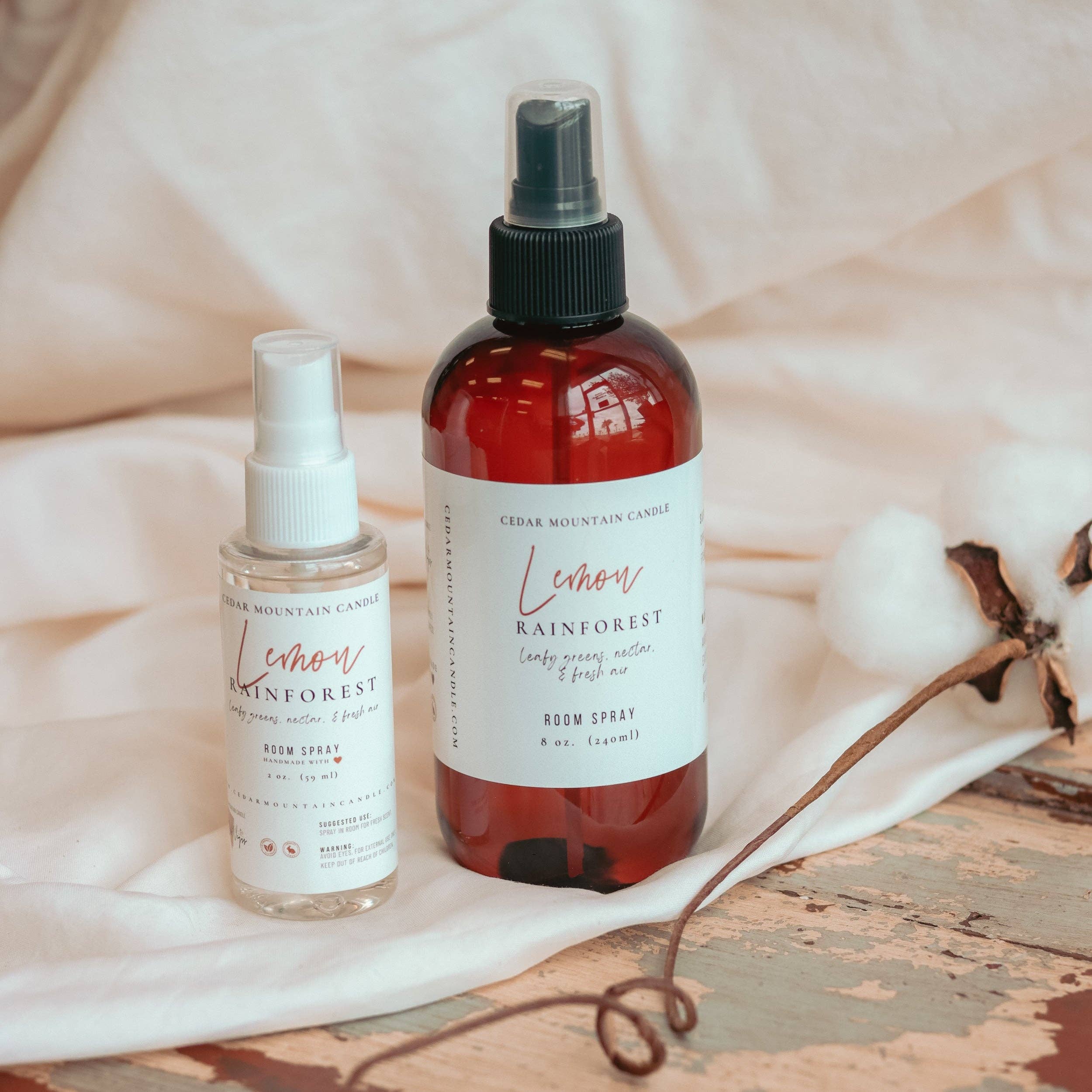 Cedar Mountain Candle – Großhandel Raum- & Wäschespray – 8-Unzen-Raumspray — Meersalz und Orchidee6