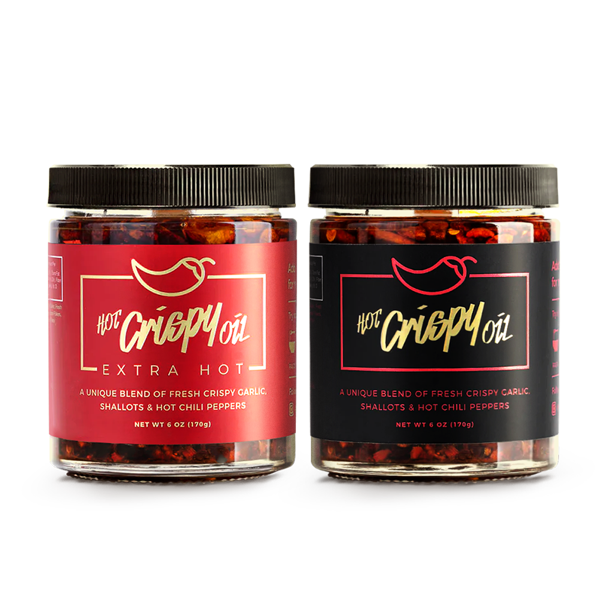 Hot Crispy Oil - Vendita all'ingrosso Salse piccanti - Confezione Starter da 6 - Hot Crispy Oil5