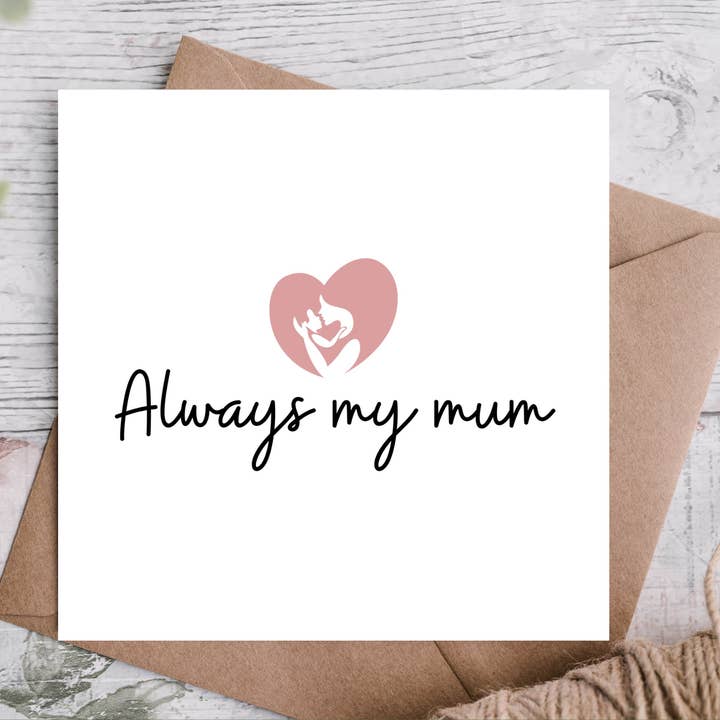 Always My Mum Heart Mother’s Day Card for wholesale by Highgrove Cards