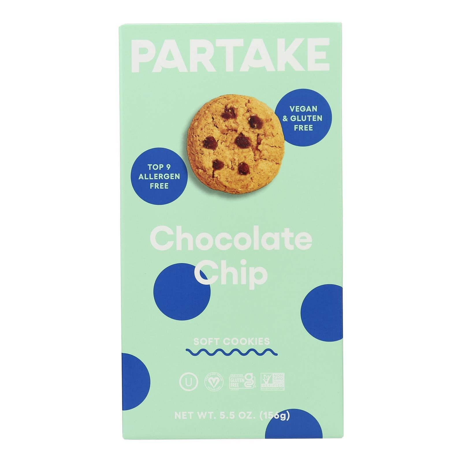 Ware Spark - Wholesale Cookie - Partake Foods - Cookies Chocolate Chip - Case Of 6-5.5 Oz0