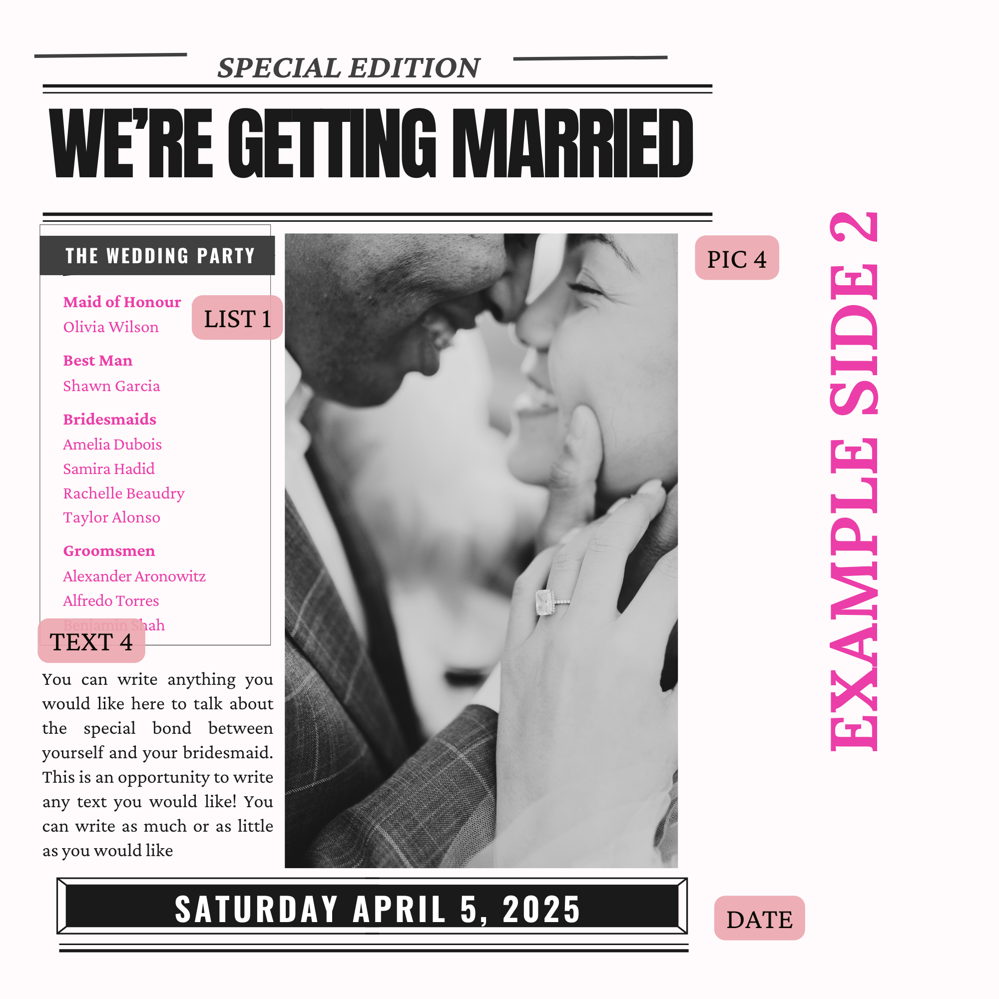 Never Knew I Needed - Wholesale Tissue Paper - Custom Newspaper Wrap, Branded News Image, Personalized Text7