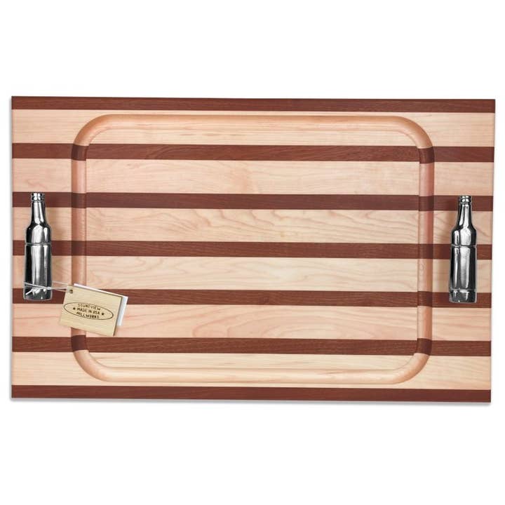 Wine Bottle Handle Steak Boards for wholesale by Soundview Millworks