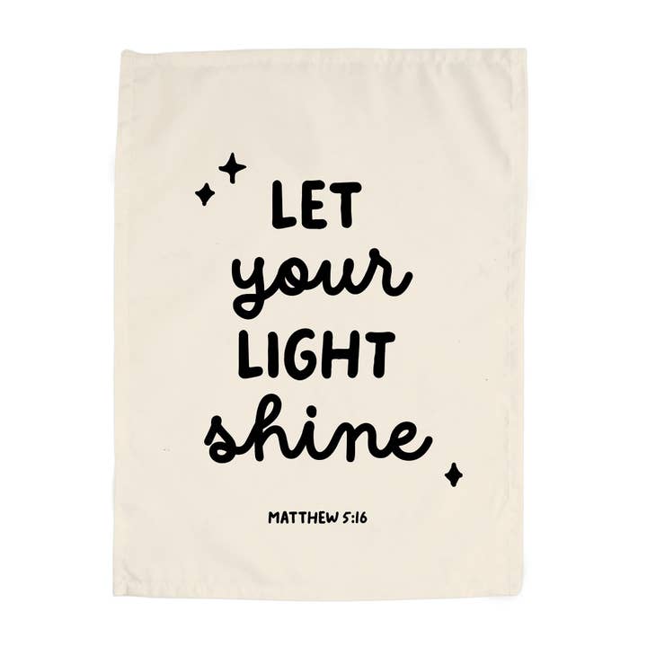 Hunny Prints - Wholesale Banner - Kids & Baby - {Natural & Black} Let Your Light Shine Banner