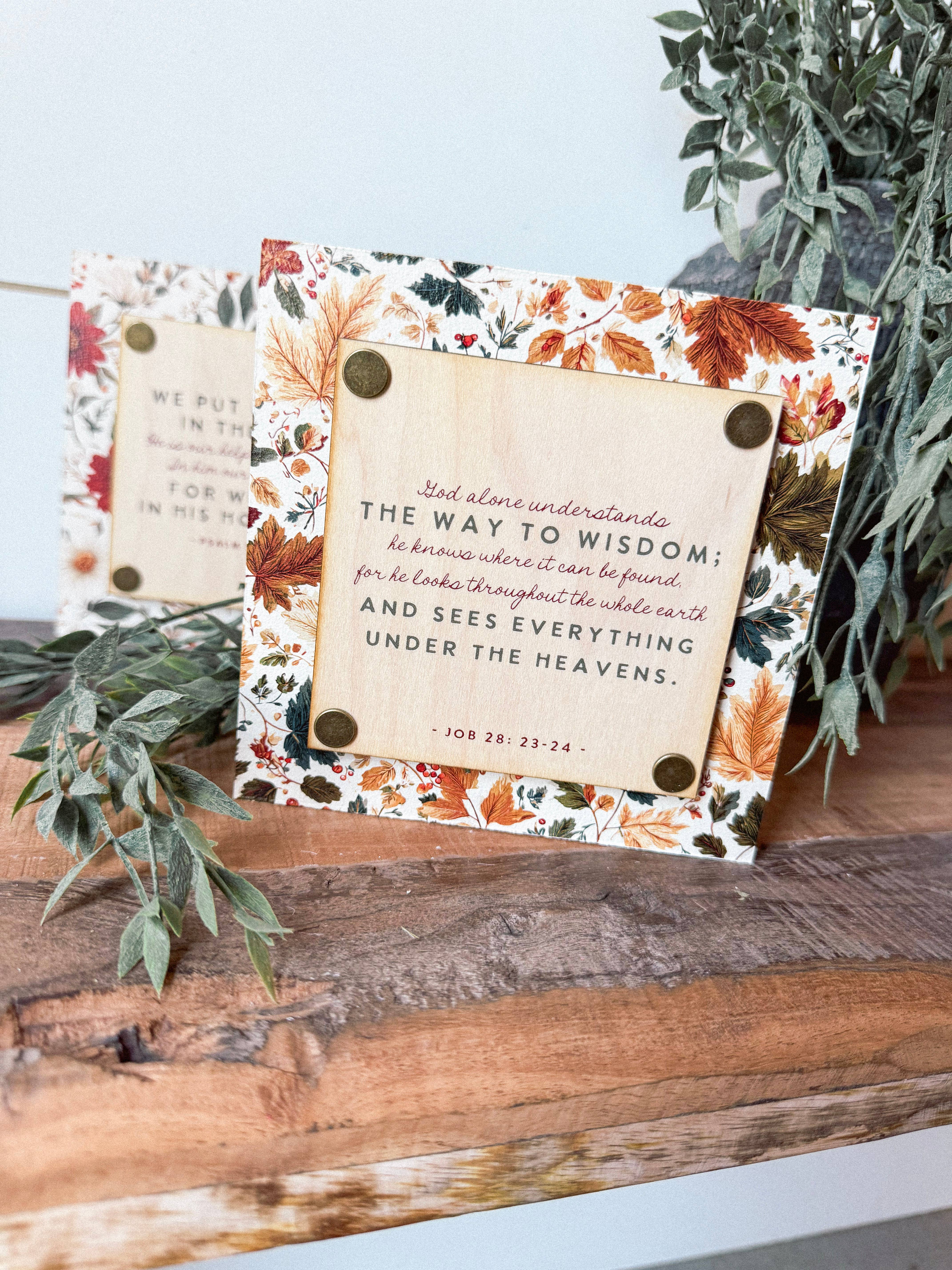 WillowBee Signs & Designs - Wholesale Sign - Bible Verse Mini Block Sign2