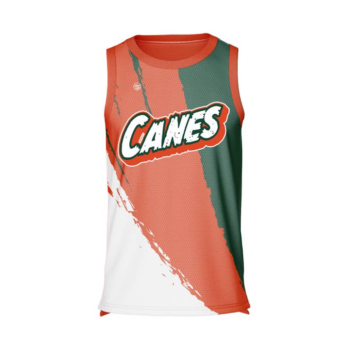 Miami Hurricanes Men’s Wave Tank for wholesale by Dyme Lyfe