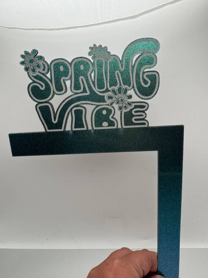 Acrylic Door Corner Decoration | Spring Door Toppers | Perfect Decoration for wholesale by Schwingline Shop