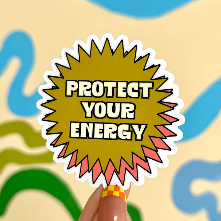 Charley Taylor Art - Wholesale Sticker - Bescherm uw Energy Y2K-sticker5