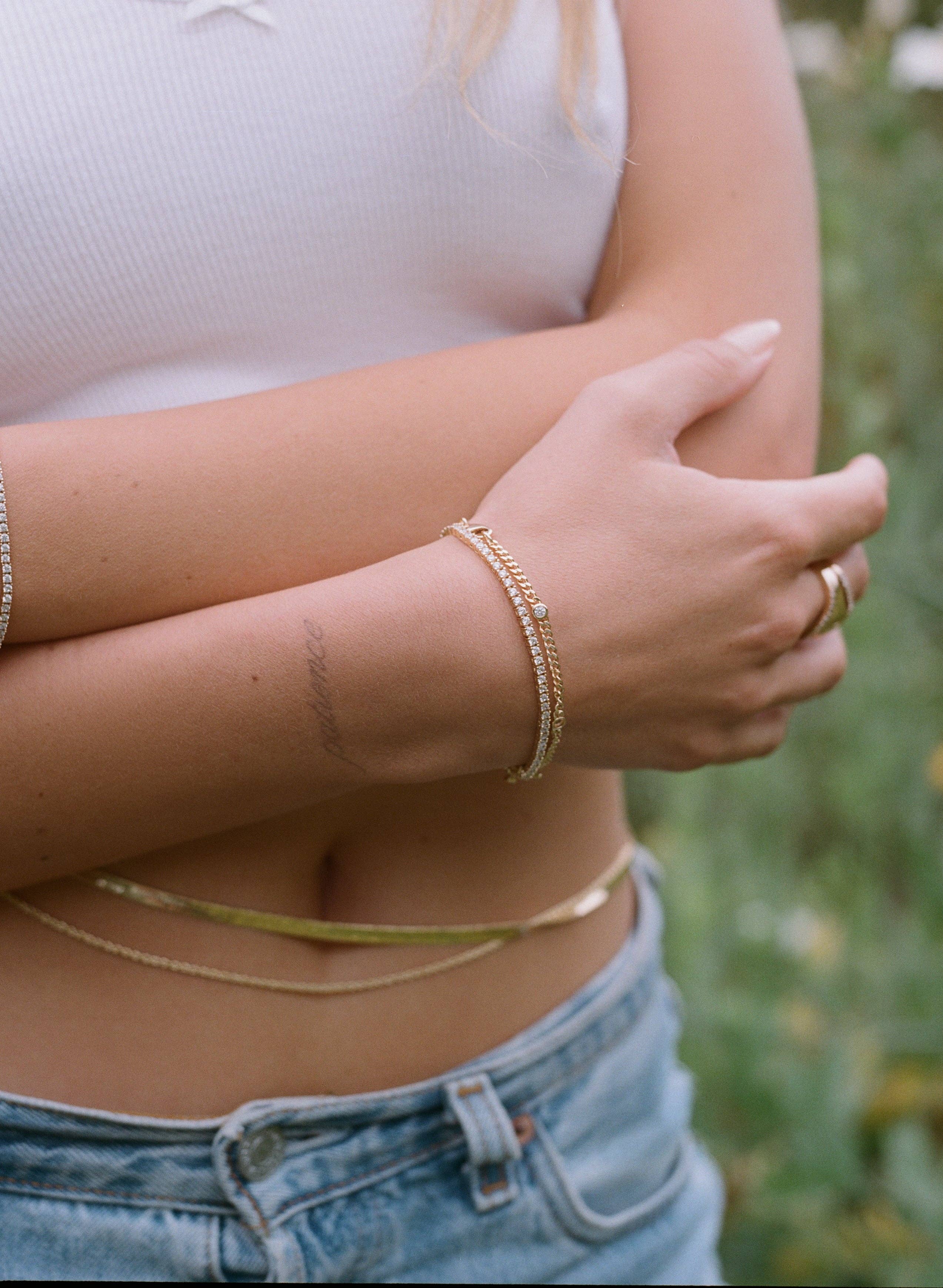 Lili Claspe - Wholesale Tennis Bracelet - Mini Amina Tennis Bracelet5