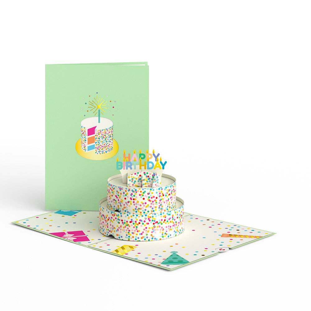 Lovepop Cards - Wholesale Birthday Card - Sprinkles Birthday Cake Pop-up Card, 5x7" Birthday Cards2
