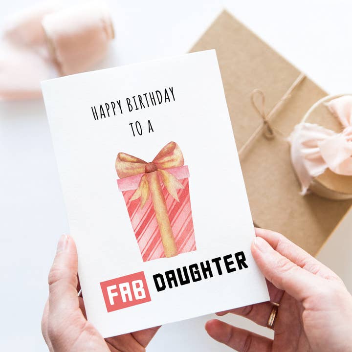 TipsyCards – wholesale Födelsedagskort – Dotter födelsedag kort