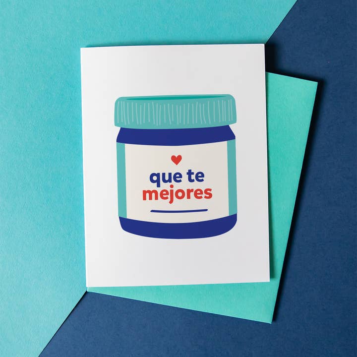 Graphic Anthology Greeting Cards - Wholesale Get Well Card - Que Te Mejores Spanish get well card | funny el vicks card1