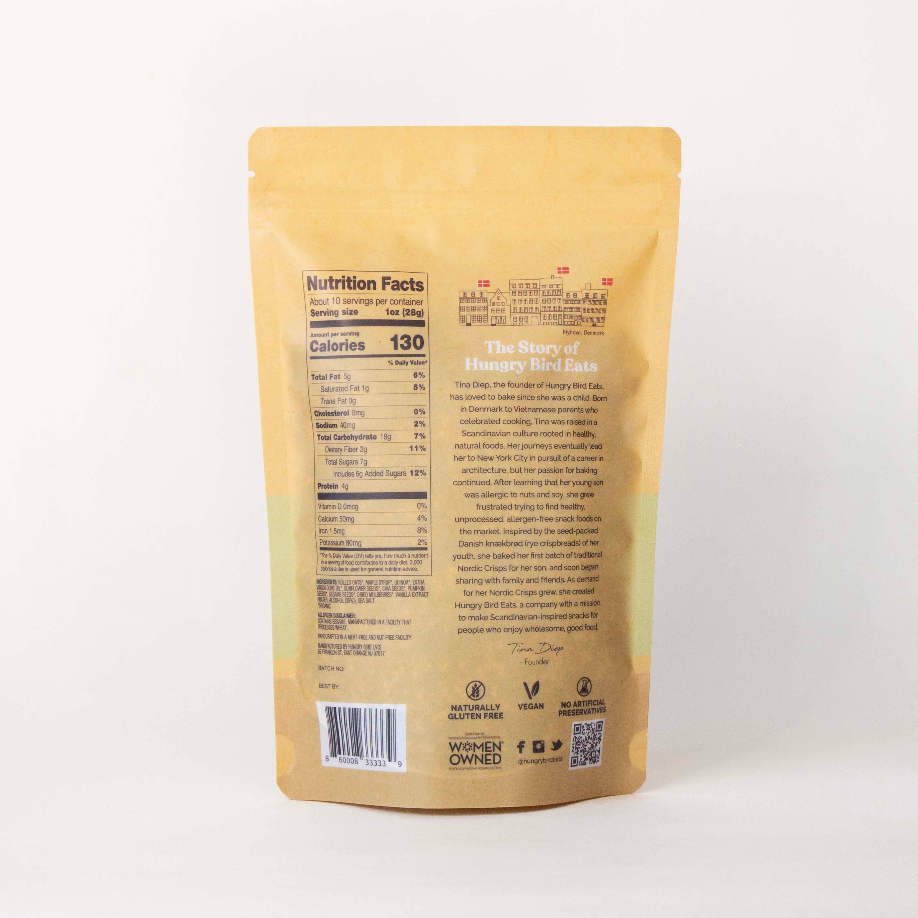 Hungry Bird Eats - Wholesale Granola - Granola - Quinoa Crunch1