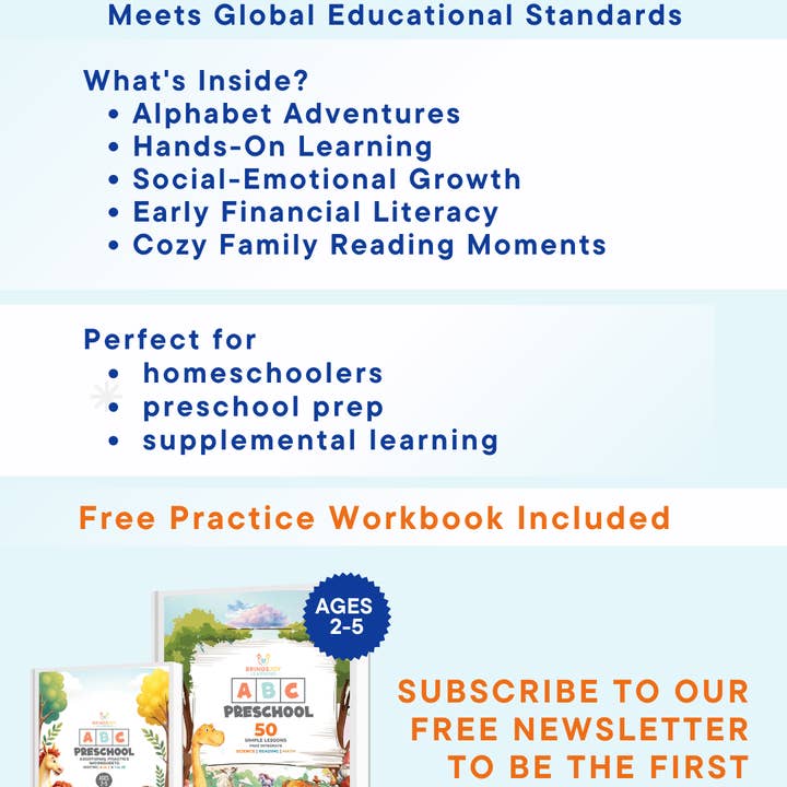 Brings Joy Learning - Wholesale Preschool Book (3-5) - Pre-Kindergarten (Ages 2 - 5)1