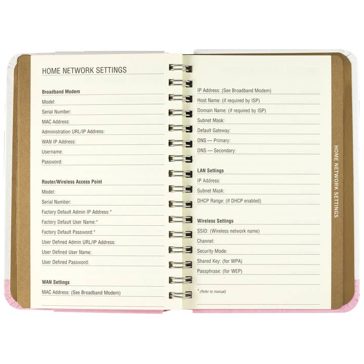 Peter Pauper Press - Wholesale Journal/Diary - Tree of Hearts Internet Address & Password Logbook2