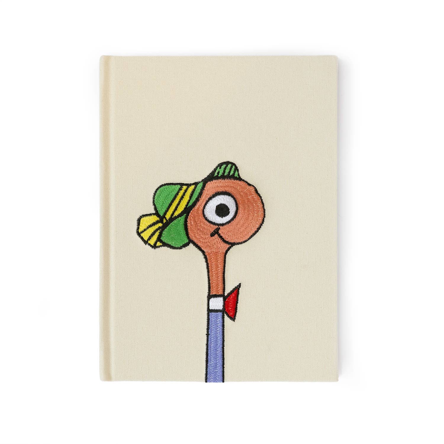 Three Potato Four - Wholesale Journal/Diary - 3P4 x Richard Scarry® - Lowly Worm Embroidered Journal