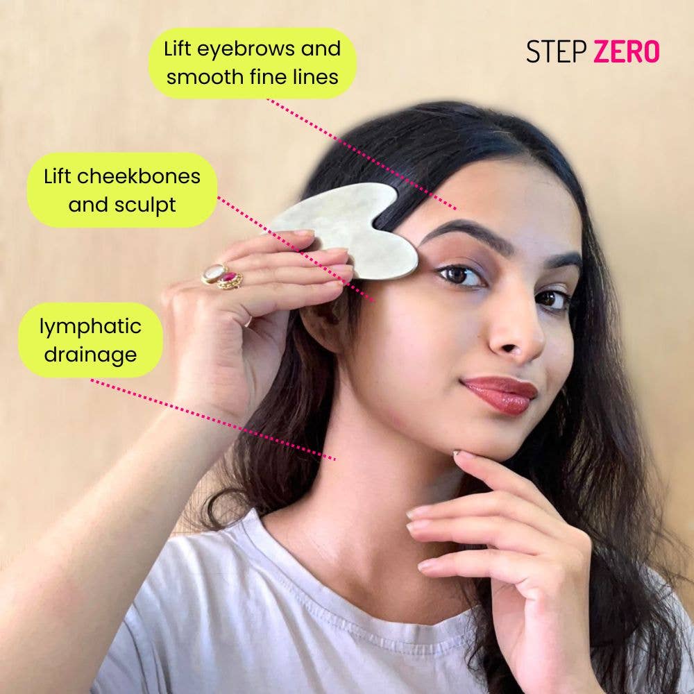 STEP ZERO Skincare - Wholesale Gua Sha Tool - Gua Sha Facial Massage Tool | Valentine's, Mother's Day Gift5