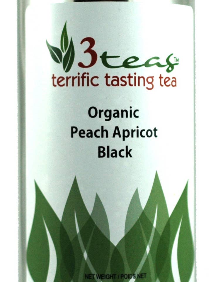 Organic Peach Apricot Black for wholesale by 3 Teas