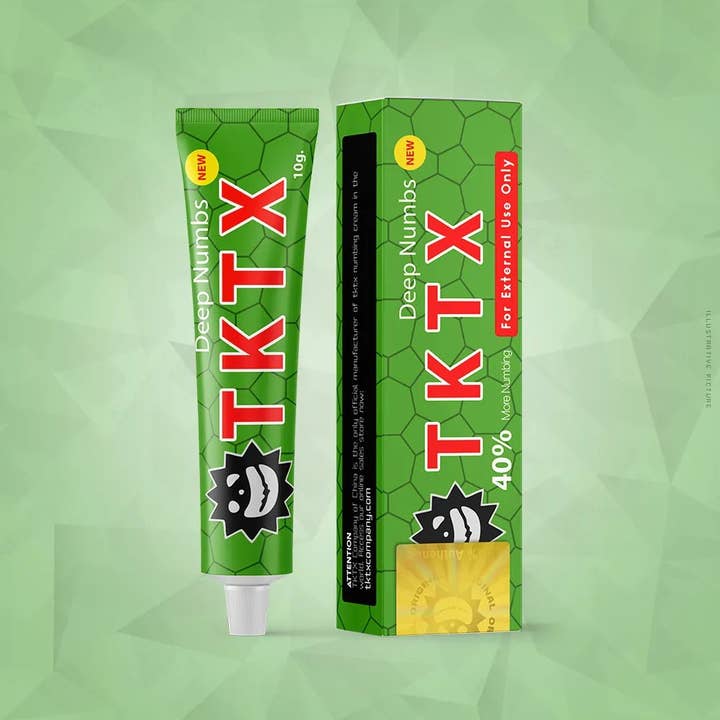 Green TKTX Numbing Cream - Vente Pommades/soins pour tatouage - Crème anesthésiante pour tatouage Green TKTX - 40 %1