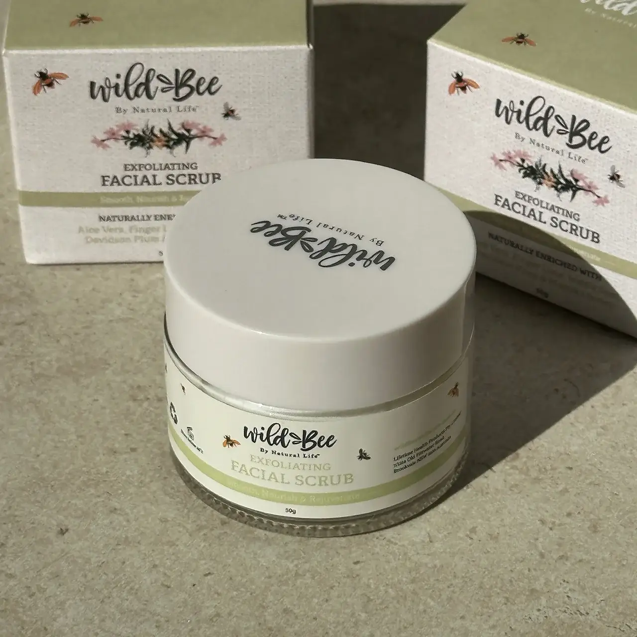 Wild Bee skincare - Wholesale Facial exfoliant/scrub - Exfoliating Facial Scrub1